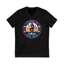 Load image into Gallery viewer, Han Solo Unicycle on Bella+Canvas V-Neck
