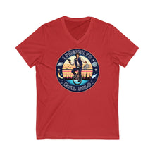 Load image into Gallery viewer, Han Solo Unicycle on Bella+Canvas V-Neck

