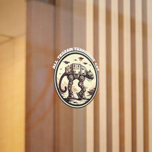 Load image into Gallery viewer, All Terrain Transport Cat Die-Cut Stickers (DTF) (white font)
