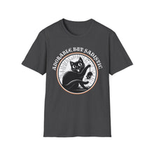 Load image into Gallery viewer, Adorable But Sadistic Cat Tee on Softstyle
