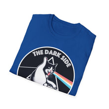 Load image into Gallery viewer, Dark Side of The Meow Tee on Softstyle
