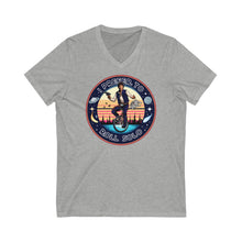 Load image into Gallery viewer, Han Solo Unicycle on Bella+Canvas V-Neck

