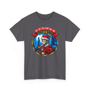 Santa Voorhees on Heavy Gildan