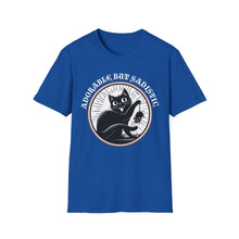 Load image into Gallery viewer, Adorable But Sadistic Cat Tee on Softstyle
