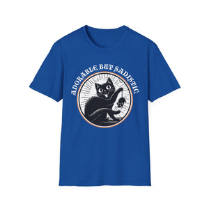 Adorable But Sadistic Cat Tee on Softstyle