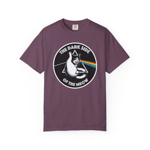 Dark Side of The Meow Tee on Comfort Colors T-shirt