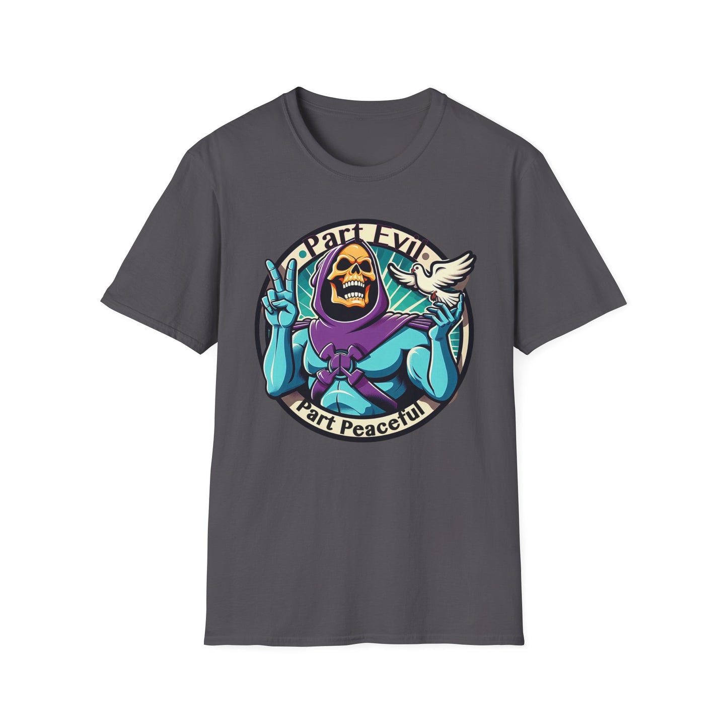 Skeletor Duality Tee on Softstyle