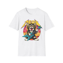 Load image into Gallery viewer, Hard Rock Kitty -- Yellow -- On Gildan Softstyle T-Shirt
