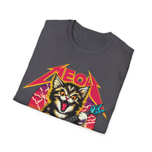 Load image into Gallery viewer, Hard Rock Kitty -- Pink -- On Gildan Softstyle T-Shirt
