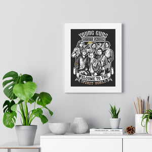 Young Guns Peyote Saloon Framed Poster