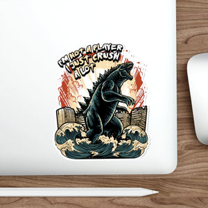 Big Zilla' Die-Cut Stickers