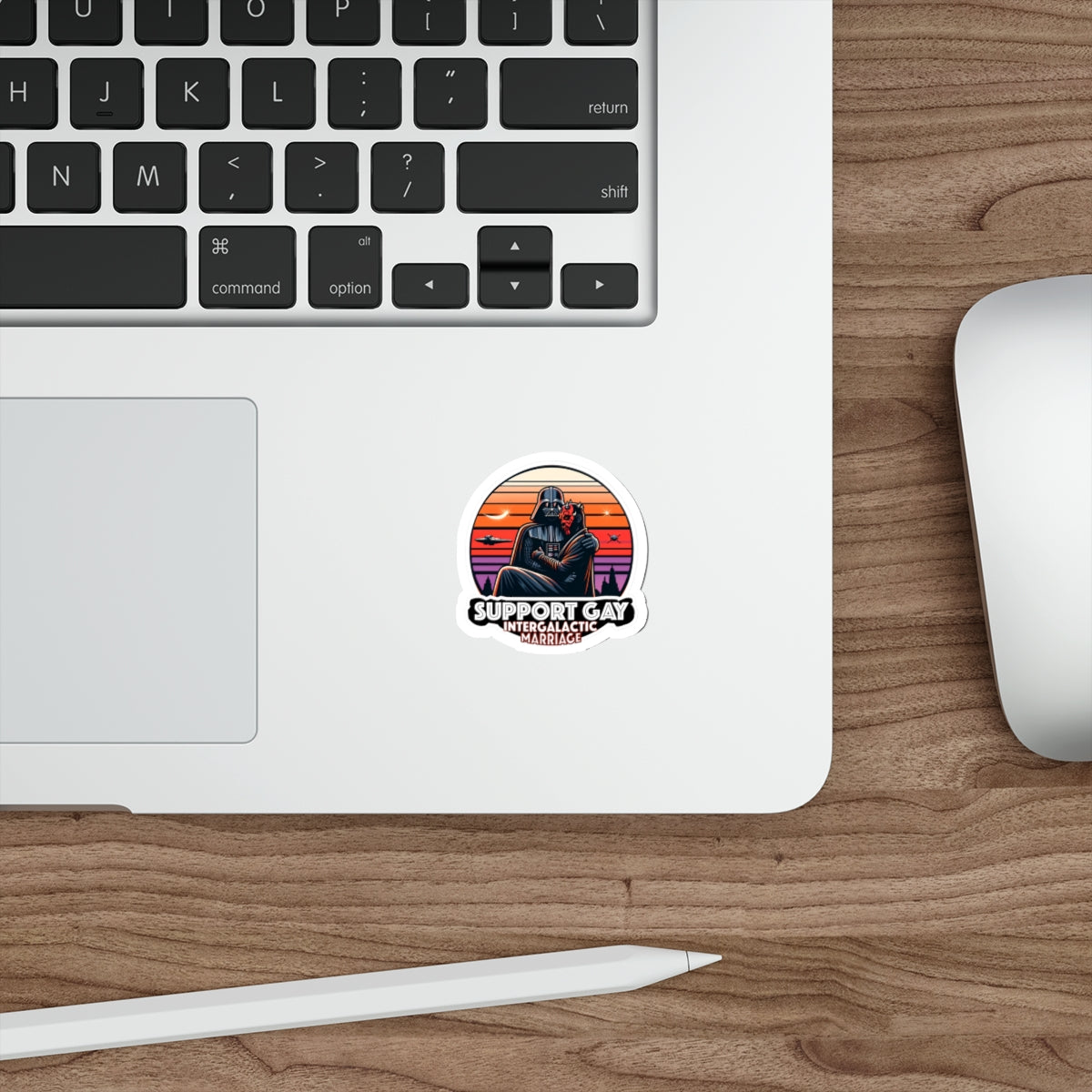Intergalactic Marriage Sticker