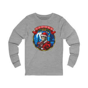 Santa Voorhees on Long Sleeve Comfort Tee