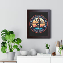 Load image into Gallery viewer, Han Solo Unicycle Framed Vertical Poster
