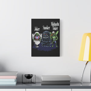 80s Monsters on Matte Canvas