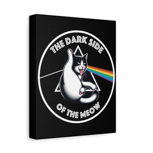 Dark Side of The Meow Matte Canvas