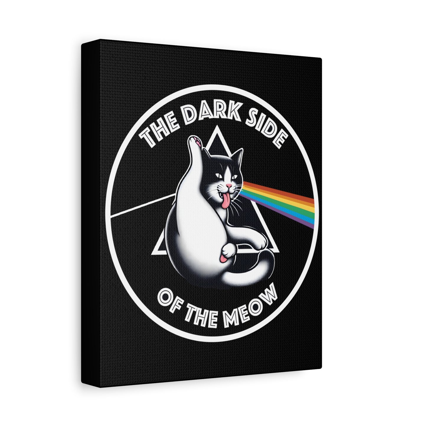 Dark Side of The Meow Matte Canvas