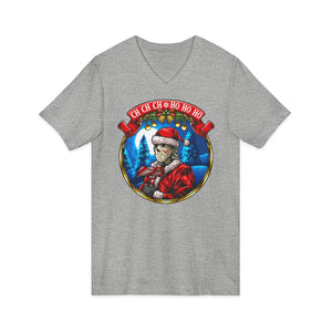 Santa Voorhees on Bella Canvas V-Neck