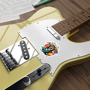 Hard Rick Kitty Die-Cut Stickers