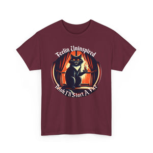 Dark Humor Cat on Gildan Heavy Cotton