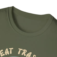 Load image into Gallery viewer, Eat Trash &amp; Get Lucky on Gildan Softstyle T-Shirt
