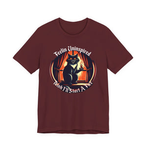 Dark Humor Cat on Bella+Canvas Tee
