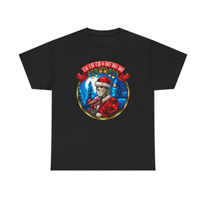 Santa Voorhees on Heavy Gildan