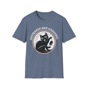 Adorable But Sadistic Cat Tee on Softstyle