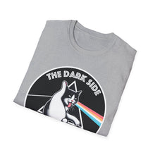 Load image into Gallery viewer, Dark Side of The Meow Tee on Softstyle
