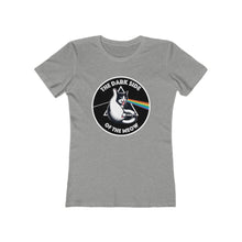 Load image into Gallery viewer, Dark Side of The Meow &quot;Super-soft Boyfriend&quot; Tee for Women
