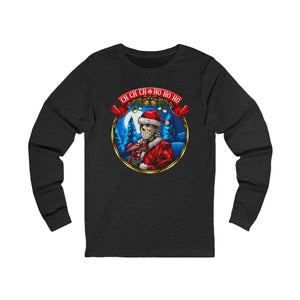 Santa Voorhees on Long Sleeve Comfort Tee