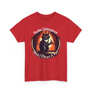Dark Humor Cat on Gildan Heavy Cotton