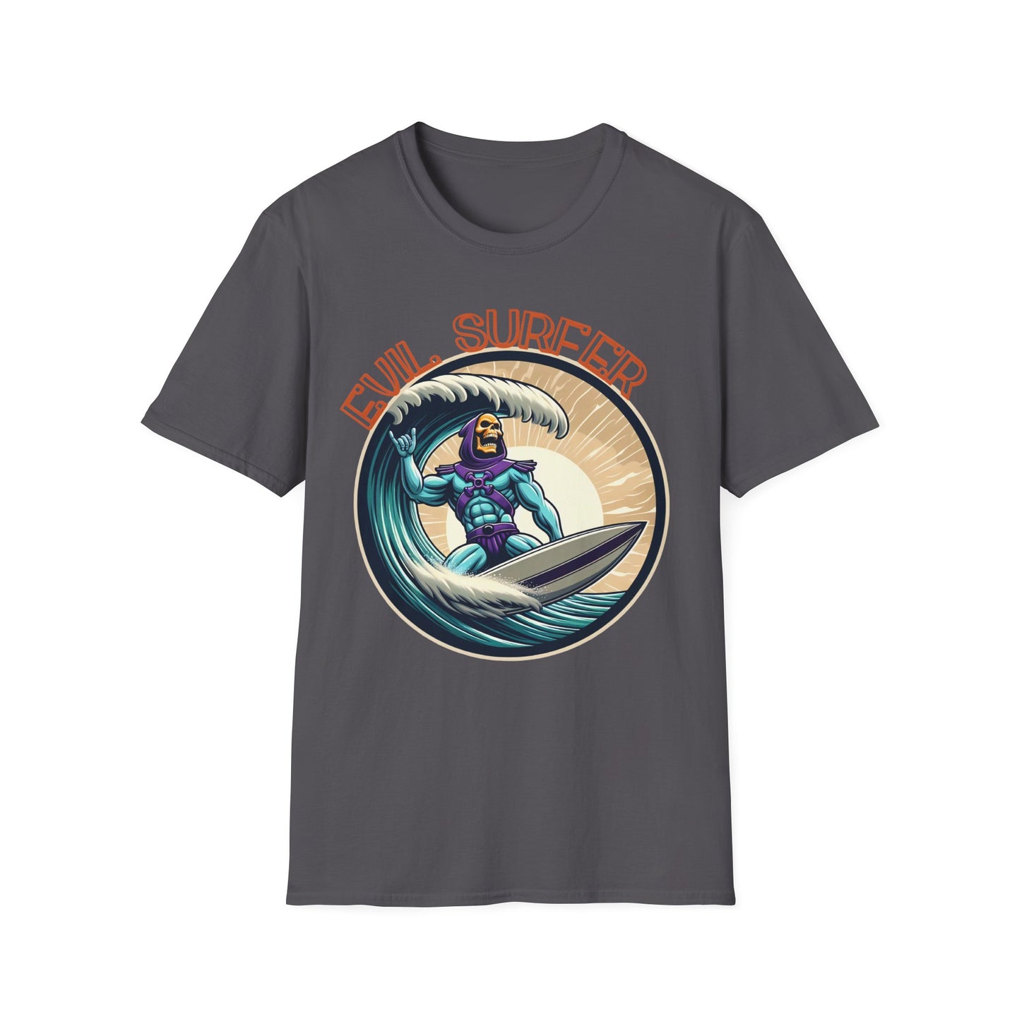 Skeletor Evil Surfer Tee on Softstyle