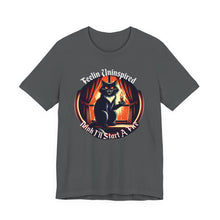Load image into Gallery viewer, Dark Humor Cat on Bella+Canvas Tee
