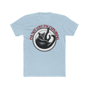 Exploring Cat on Next Level T-Shirt