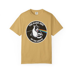 Dark Side of The Meow Tee on Comfort Colors T-shirt