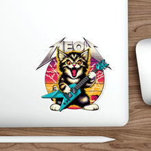 Load image into Gallery viewer, Hard Rick Kitty Die-Cut Stickers
