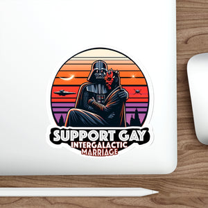 Intergalactic Marriage Sticker