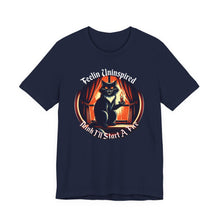 Load image into Gallery viewer, Dark Humor Cat on Bella+Canvas Tee

