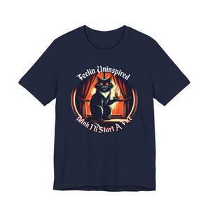 Dark Humor Cat on Bella+Canvas Tee