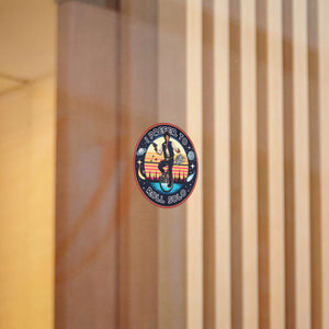 Han Solo Unicycle Die-Cut Stickers (DTF)