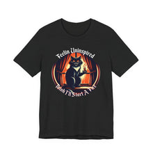Load image into Gallery viewer, Dark Humor Cat on Bella+Canvas Tee
