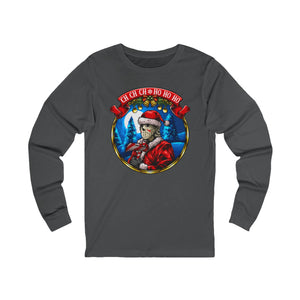 Santa Voorhees on Long Sleeve Comfort Tee