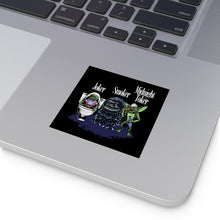 Load image into Gallery viewer, 80s Monsters on Square Stickers
