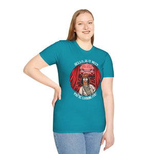 Hello Meeper Tee On SoftStyle