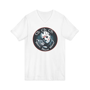 Jason Cat Lover T-Shirt on V-Neck