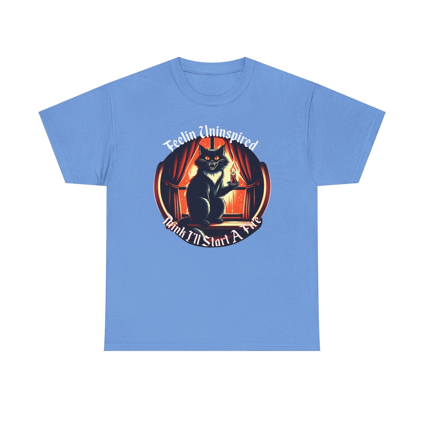 Dark Humor Cat on Gildan Heavy Cotton