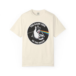 Dark Side of The Meow Tee on Comfort Colors T-shirt
