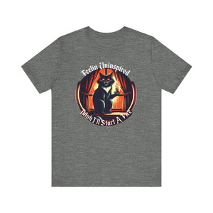 Dark Humor Cat on Bella+Canvas Tee