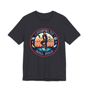 Han Solo Unicycle on Bella+Canvas Tee